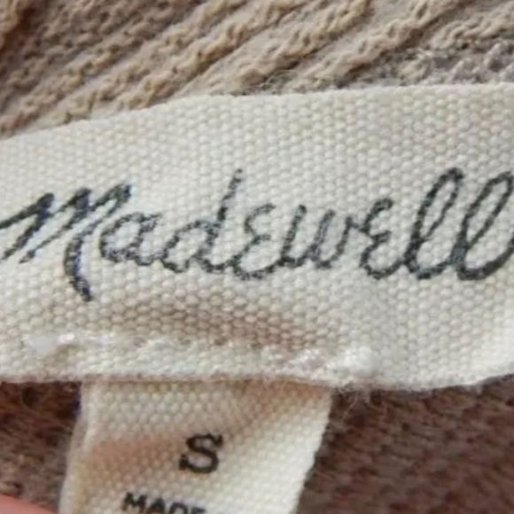 Madewell Ottoman Jacquard Button Back Top - Picture 3 of 4